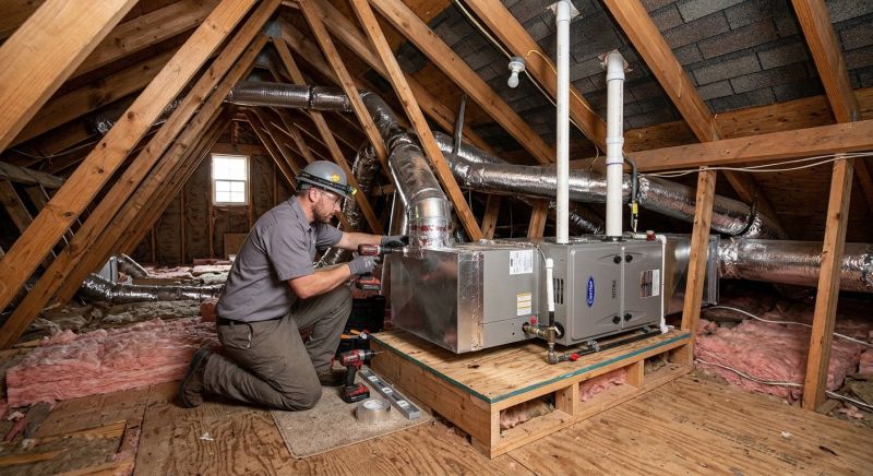 Attic Furnace Installation in Sarasota, FL