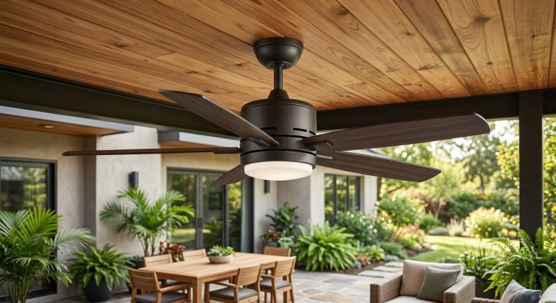 Gazebo Fan Installation in Overland Park, KS